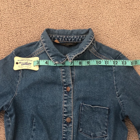 Zara Denim Minidress - Picture 6 of 6